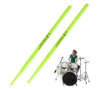 Bacchette per batteria Glow - Bacchette per batteria luminose di diverse dimensioni, in nylon, luce notturna che si illuminano al buio, bacchette leggere per batteristi, adulti, bambini, rock band