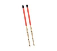 Bacchette per batteria in bambù silenziose lunghe 40 cm per rock band acustica prestazioni rosse, 40 cm