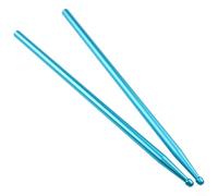 Bacchette per batteria in lega di alluminio 5A per allenamento jazz e uso con tamponi, ideali per rafforzare la forza e migliorare le abilità (blu)