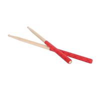 Bacchette per batteria in legno d'acero, manico in gomma, bacchette leggere 5A con impugnatura comoda per batteria (motivo a X)