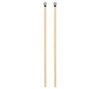 Bacchette per batteria in legno e acciaio di grado professionale con presa migliorata per musicisti e studenti di musica, bacchette multiuso in legno