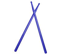 Bacchette per Batteria in Nylon Blu 1 Paio, Antiscivolo | Giovani Batteristi e Praticanti, Superficie Liscia, Non Graffiano le Pelli, Peso Leggero