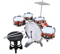 Bacchette per batteria per bambini XL Bass 4 tamburi bacino sgabello bacchette tamburo set percussioni strumento musicale 22464