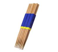 Bacchette per Batteria Professionali 6 Paia Di Bacchette 2B Con Punta In Nylon, Bacchette In Legno Di Noce Americano, Con Finitura Opaca