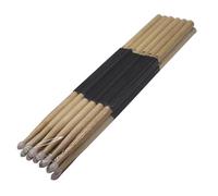 Bacchette per Batteria Professionali 6 Paia Di Bacchette 7A Con Punta In Nylon, Bacchette In Legno Di Acero, Con Finitura Opaca