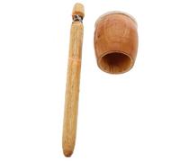 Bacchette per batteria, rullante e grancassa, suono realistico di rana, piccole bacchette per batteria con chiama rana per band, orchestra e per strumenti musicali, 17 cm