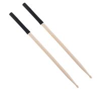 Bacchette Per Batteria Set di bacchette in legno d'acero Bacchette in for principianti Accessori classici for strumenti a percussione digitali(7A Black 397mm)