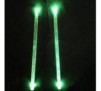 bacchette per batteria Un paio di bacchette luminose 5A, bacchette luminose a LED, infiamma il tuo concerto!(Green)