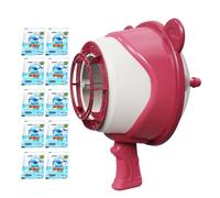 Bacchette per bolle - Macchina per bolle di schiuma per feste, giocattoli estivi alimentati al vento per giochi all'aperto con soluzione per bambini e ragazze, preferiti per compleanni