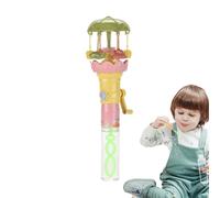 Bacchette per Bolle - Soffietto Luminoso a Giostra - Giochi Portatili Interattivi per Bambini con Bolle da Giardino Compleanni Pasqua Natale Halloween