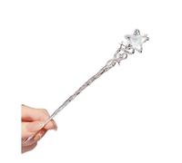 Bacchette per capelli 1/2 pezzi romantici bastoncini for capelli con stella in pietra di luna e for nappe incrociate bacchette for eleganti dal design a disco per Donne(Color-2)