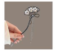 Bacchette Per Capelli 2 pezzi di bacchette classiche color pesca, placcate in oro, for chignon, accessori for capelli da donna(Style 22)