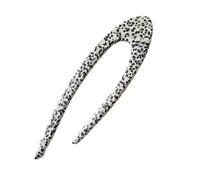 Bacchette per capelli Acetato addensato Bastoncini for capelli irregolari a forma di U Forchetta for Panini Accessori for Disco for Versatile copricapo a forcina per Donne(Leopard)