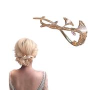 bacchette per capelli, Clip N twist francese, fermaglio for capelli, mollette scorrevoli, forcine for fissare lo chignon, fermagli for capelli con una parola Accessori for donne e ragazze(Style 19)