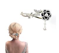 bacchette per capelli, Clip N twist francese, fermaglio for capelli, mollette scorrevoli, forcine for fissare lo chignon, fermagli for capelli con una parola Accessori for donne e ragazze(Style 3)