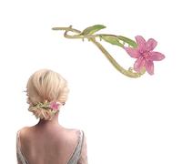 bacchette per capelli, Clip N twist francese, fermaglio for capelli, mollette scorrevoli, forcine for fissare lo chignon, fermagli for capelli con una parola Accessori for donne e ragazze(Style 32)