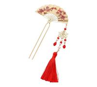 Bacchette per capelli con perline cinesi fan donne ragazze styling | Fermaglio lungo per chignon lungo e spesso, per casa, ufficio, scuola, viaggi, all'aperto, feste di compleanno, matrimoni