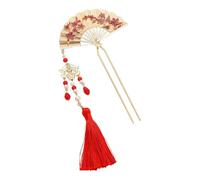 Bacchette per capelli con perline cinesi fan donne ragazze styling | Forcine per capelli giapponesi, accessori per chignon lunghi e spessi, per casa, ufficio, scuola, viaggi, all'aperto