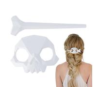 Bacchette Per Capelli Donne Fermaglio Con Design Scheletro Gotico Punk | Fermagli Per Capelli Leggeri E Originali Costume Cosplay Compleanno Donne Adolescenti Ragazze Nonna
