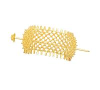 Bacchette per capelli dorate Thai Ancient Trend Lega di Tenditore Tradizionale Capelli Tradizionali Gioielli di Lusso
