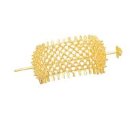 Bacchette per capelli dorate Thai Ancient Trend Lega di Tenditore Tradizionale Capelli Tradizionali Gioielli di Lusso