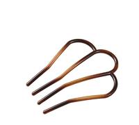 Bacchette per capelli Forchette for capelli in acrilico Pettine Panino Leopardo Bastoncini a forma di U Forcina for donna Accessori for acconciature for ragazze Fascia for per Donne(COLOR-3)