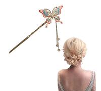 bacchette per capelli, Forcina antica a farfalla, bacchette for capelli, forcine for fissare lo chignon, gradino a farfalla che agita bastoncini for capelli con nappe Fermagli for capelli Accessori fo