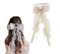 bacchette per capelli, Forcine for capelli con fiocchi, parte posteriore della testa, fasce for capelli, copricapo for capelli arrotolati, bastoncini for capelli con perle di peonia verde, bacchette f