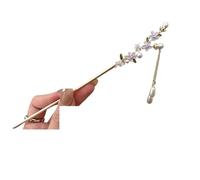 Bacchette per capelli Gioielli for condimenti natalizi for capelli a spirale cheongsam in lega di perle imitazione fiore squisito per Donne(Color-2)
