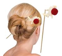 Bacchette per capelli in metallo, bacchette per capelli - FORCHIO DI CAPELLI ALLAY con ciondolo - 5,7 pollici Elegant Hairpin, produttore di panini per festival, eventi
