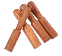 Bacchette per Ciotola Sonora Buddha 4 Pezzi in Legno | Bastoni per Rintocco e Sfregamento, Accessorio per Ciotola Buddha e Ciotola di Pho, Set da 4 Pezzi