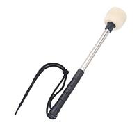 Bacchette per Grancassa con Testa in Feltro di Lana Resistente, Bacchetta in Acciaio Inossidabile, Impugnatura Antiscivolo Ideale per Accessori per Bande Musicali a Percussione