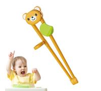 Bacchette per l'apprendimento dei bambini - Bacchette da allenamento con animali | Lavabile in lavastoviglie per bambini principianti imparare pratica bacchette per allenamento del cervello