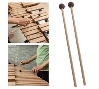 Bacchette per marimba da 2 pezzi Testa in gomma Glockenspiel Bacchette in