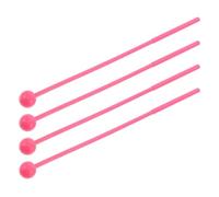 Bacchette per Percussioni Musicali 2 Paia Rosa, Accessori Orff | Plastica, Design Compatto e Leggero, per Ragazzo Ragazza, Uso All'aperto e Attività Genitore-figlio