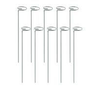 Bacchette per piante per interni - Supporto per anelli stabilizzatore per la crescita del gambo, aste riutilizzabili, aste da giardino, gabbia per fiori, supporto per piante rampicanti