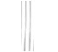 Bacchette per saldatura in acciaio dolce 10 pezzi 1,2/1,6/2,4 mm 316L s Filler 330 mm Elettrodo lungo Bacchette for saldatura Forniture for saldatura Bacchette for saldatura(1.6mm)