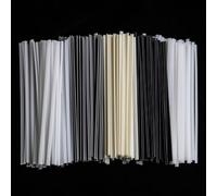 Bacchette per saldatura in plastica, 50 pezzi, in ABS/PP/PVC/PE, 200 mm, per saldatura e riparazione di paraurti in plastica, conchiglie per moto, tubi in PVC e contenitori (PVC)