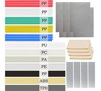 Bacchette Plastica per Saldatura 106 Pezzi,CEIEVER Aste Saldatura ABS/TPO/PE/PP/PC/PA/PU Filo di Saldatura per la Riparazione di Saldature di Plastica