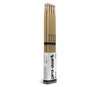 Bacchette Promark Bacchette - Set Di Bacchette Per Batteria - Ideale Per Bambini O Principianti - Lacquer, Wood Tip - Four Pairs - Classic, Forward 2B
