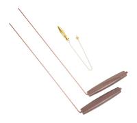 Bacchette Rabdomanti in Rame Naturale Stile Catena per Uso Spirituale | Legno e Rame, Portatili e Versatili, Adatte a Ricerca di Tesori e Oggetti Sepolti Stile Casuale