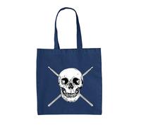 Bacchette Teschio Testa - Borsa Tote IN Tela - Batterista Musicista Musica