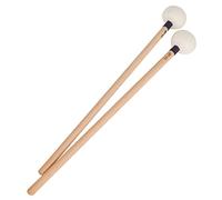 Bacchette Timpano in Legno e Feltro 2 Pezzi Nere per Percussioni | Strumenti Musicali per Percussioni, Ricambio Pratico e Solido, Due Pezzi Testa Morbida