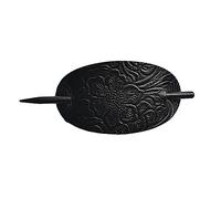 Bacchette tradizionali per capelli tailandesi in poliuretano, colore: nero | Accessorio decorativo per cosplay, elegante filigrana per capelli, chignon per ragazze, gioielli antichi