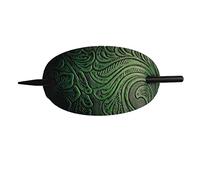 Bacchette tradizionali per capelli tailandesi in poliuretano, colore: verde | Accessorio decorativo per cosplay, elegante filigrana per capelli, chignon per ragazze, gioielli antichi