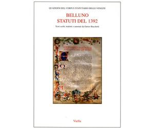 Bacchetti,Enrico. - Belluno. Statuti del 1392.