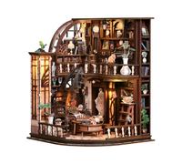 Bacchus Book Loft, kit fai da te con luce LED in miniatura per casa
