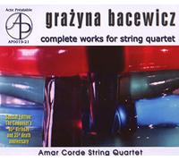 BACEWICZ, G. - COMPLETE WORKS FOR..