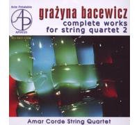BACEWICZ, G. - COMPLETE WORKS FOR STRING
