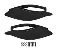 Baceyong 2 deflettori d'aria per carenatura, deflettori d'aria laterali per moto, compatibili con Ha-rley Street Glide, Electra Glide, CVO Street Glide